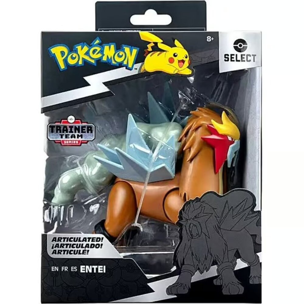 Pokemon Select Entei 6-Inch Super-Articulated Figure - New / Sealed